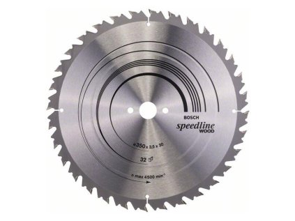 Bosch Pílový kotúč Speedline Wood 350 x 30 x 3,5mm Z32 | ajtech.sk