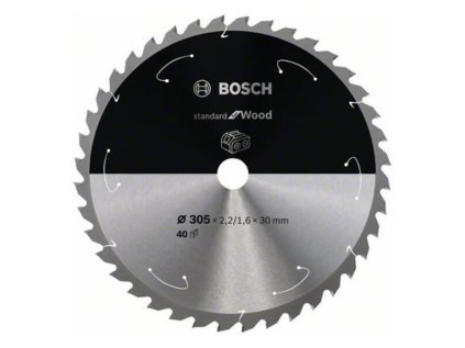 Bosch Pílový kotúč pre aku píly Standard for Wood 305 x 30 x 2,2/1,6mm Z40 | ajtech.sk