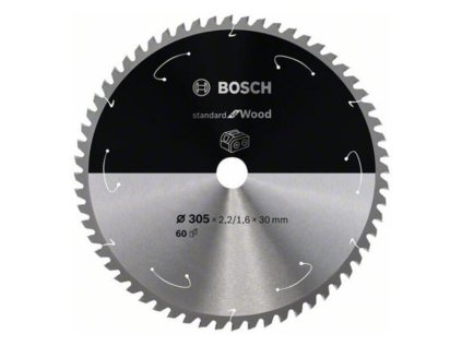 Bosch Pílový kotúč pre aku píly Standard for Wood 305 x 30 x 2,2/1,6mm Z60 | ajtech.sk