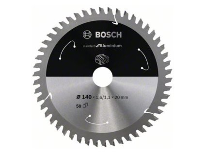 Bosch Pílový kotúč pre aku píly Standard for Aluminium 140 x 20 x 1,6/1,1mm Z50 | ajtech.sk