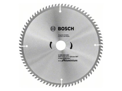 Bosch Pílový kotúč Eco for Aluminium 254 x 3.0/2.2 x 30mm Z80 | ajtech.sk