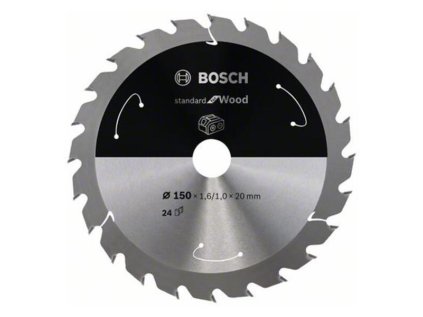 Bosch Pílový kotúč pre aku píly Standard for Wood 150 x 20/16 x 1,6/1,0mm Z24 | ajtech.sk