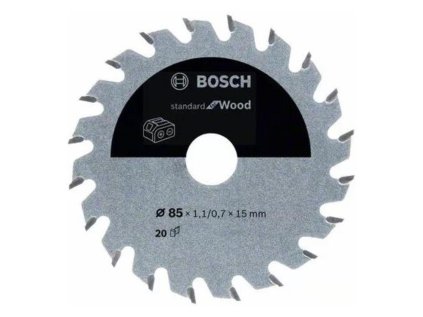 Bosch Pílový kotúč pre aku píly Standard for Wood 85 x 15 x 1,1/0,7mm Z20 | ajtech.sk