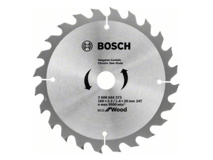 Bosch Pílový kotúč Eco for Wood 160 x 2.2/1.4 x 20mm Z24 | ajtech.sk