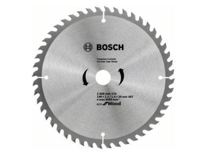Bosch Pílový kotúč Eco for Wood 190 x 2.2/1.4 x 20mm Z48 | ajtech.sk
