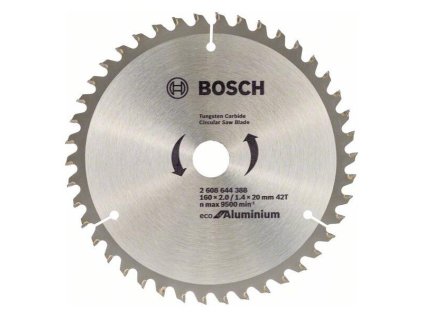 Bosch Pílový kotúč Eco for Aluminium 160 x 2.0/1.4 x 20mm Z42 | ajtech.sk