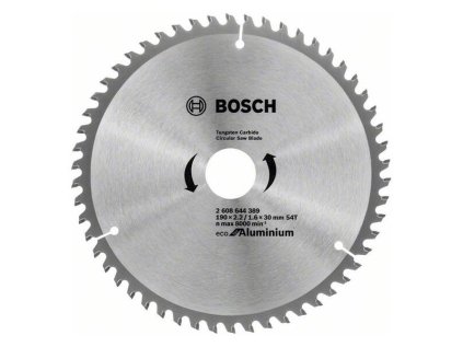 Bosch Pílový kotúč Eco for Aluminium 190 x 2.2/1.6 x 30mm Z54 | ajtech.sk