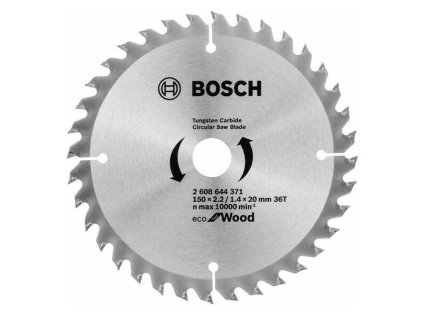 Bosch Pílový kotúč Eco for Wood 150 x 2.2/1.4 x 20 mm Z36 | ajtech.sk