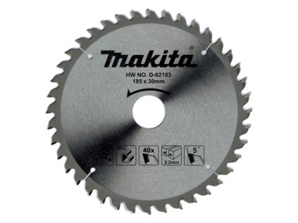 Makita Pílový kotúč na hliník 185 mm / 30 mm / 40z, D-62103 MA | ajtech.sk