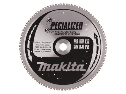 Makita Pílový kotúč na nehrdzavejúcu oceľ 305 mm / 25,4 mm / 100z, B-23123 | ajtech.sk