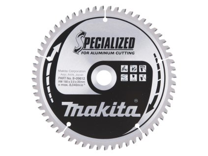 Makita Pílový kotúč na hliník 190 mm / 20 mm / 60z, B-09612 | ajtech.sk