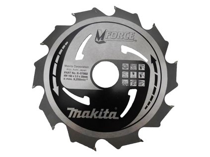 Makita Pílový kotúč na drevo Mforceorce 165 mm / 30 mm / 10z, B-07892 MA | ajtech.sk