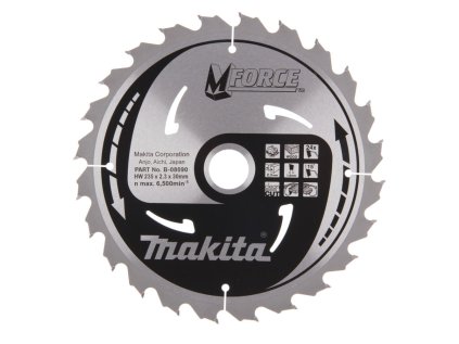 Makita Pílový kotúč na drevo Mforceorce 235 mm / 30 mm / 24z, B-08090 MA | ajtech.sk