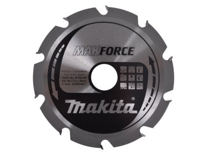 Makita Pílový kotúč na drevo MAKForce 165 mm / 30 mm / 10z, B-08165 MA | ajtech.sk