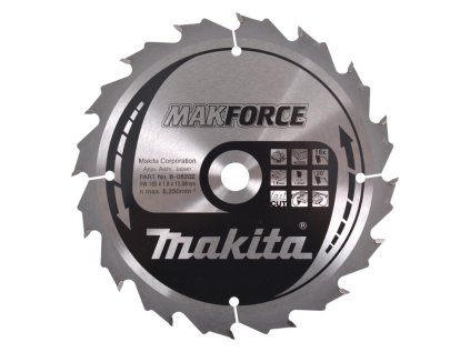 Makita Pílový kotúč na drevo MAKForce 185 mm / 15,88 mm / 16z, B-08202 MA | ajtech.sk