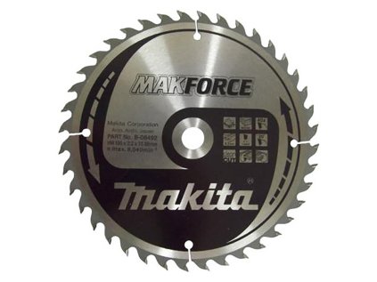Makita Pílový kotúč na drevo MAKForce 190 mm / 15,88 mm / 40z, B-08492 MA | ajtech.sk