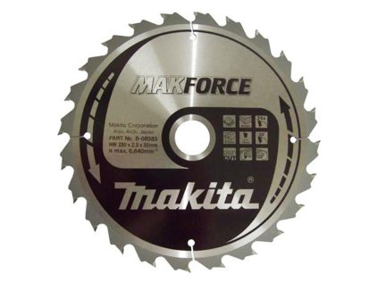 Makita Pílový kotúč na drevo MAKForce 230 mm / 30 mm / 24z, B-08383 MA | ajtech.sk