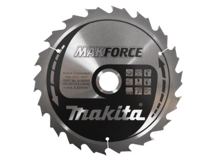 Makita Pílový kotúč na drevo MAKForce 235 mm / 30 mm / 18z, B-08252 MA | ajtech.sk