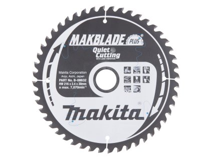 Makita Pílový kotúč na drevo MAKBlade na drevo 216 mm / 30 mm / 48z, B-08632 MA | ajtech.sk