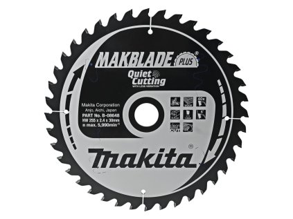Makita Pílový kotúč na drevo MAKBlade na drevo 255 mm / 30 mm / 40z, B-08648 MA | ajtech.sk