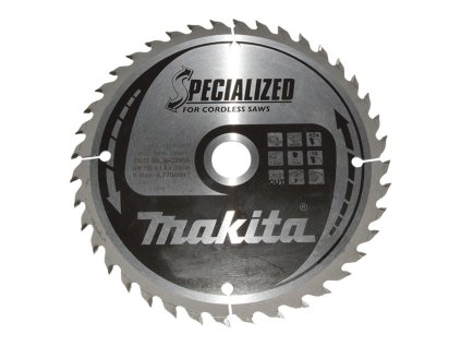 Makita pílový kotúč pre akú kotúčovú pílu na drevo 165 mm / 20 mm / 40z, B-32954 MA | ajtech.sk