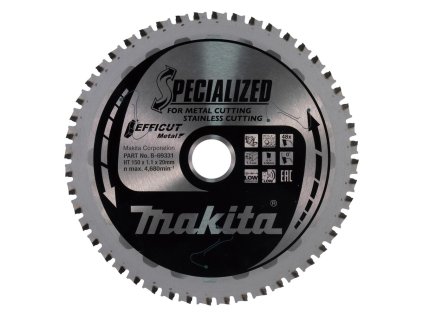 Makita Pílový kotúč EFFICUT kov 150 mm / 20 mm 48z | ajtech.sk