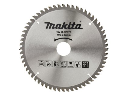 Makita Pílový kotúč na hliník 190 mm / 30 mm / 60z, D-72970 MA | ajtech.sk