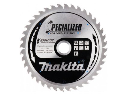 Makita Pílový kotúč EFFICUT na drevo 165 mm / 20 mm / 40z, E-12158 MA | ajtech.sk