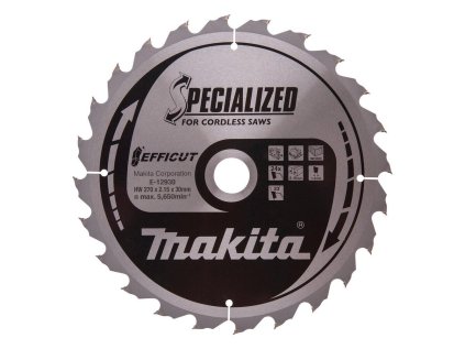 Makita Pílový kotúč EFFICUT na drevo 270 mm / 30 mm / 24z, E-12930 MA | ajtech.sk