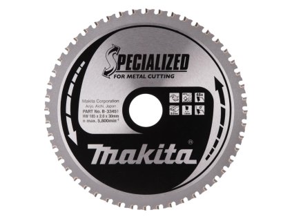 Makita Pílový kotúč na kov 185 mm / 30 mm / 48z, B-33451 | ajtech.sk