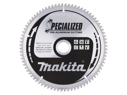 Makita Pílový kotúč na hliník 250 mm / 30 mm / 80z, B-33308 | ajtech.sk