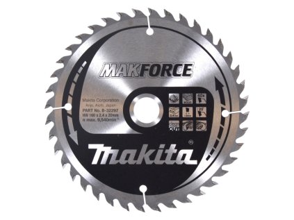 Makita Pílový kotúč na drevo MAKForce 160 mm / 20 mm / 40z, B-32297 MA | ajtech.sk