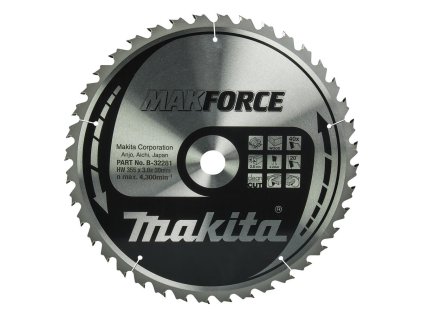 Makita Pílový kotúč na drevo MAKForce 355 mm / 30 mm / 40z, B-32281 MA | ajtech.sk