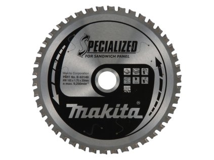 Makita Pílový kotúč na sendvičové panely 165 mm / 20 mm / 42z, B-63149 MA | ajtech.sk