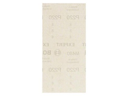 Bosch Brúsna mriežka EXPERT M480, 93 x 186 mm, P220, pre vibračné brúsky (10ks) | ajtech.sk