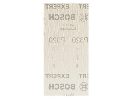 Bosch Brúsna mriežka EXPERT M480, 93 x 186 mm, P320, pre vibračné brúsky (50ks) | ajtech.sk
