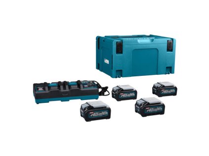 Makita SET Akumulátor 4x BL4040 40 V 4 Ah s nabíjačkou DC40RB Makpac | ajtech.sk