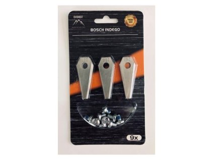 Nôž na robotickú kosačku Bosch Indego SADA 9 ks | ajtech.sk