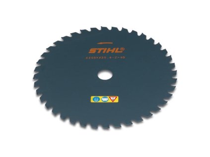 STIHL Žací list na trávu 250mm 40-zub, Stredový otvor 20,0mm 40007133806 | ajtech.sk