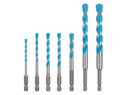 Bosch 7 dielna sada vrtákov EXPERT HEX-9 Multi Construction, 4/5/6/8/10/12 | ajtech.sk