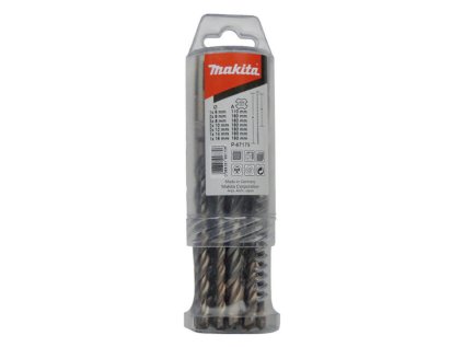 Makita 12 dielna sada vrtákov SDS Plus 5; 6; 8; 10; 12;14 ;16mm, 110/160mm, B-49080 | ajtech.sk