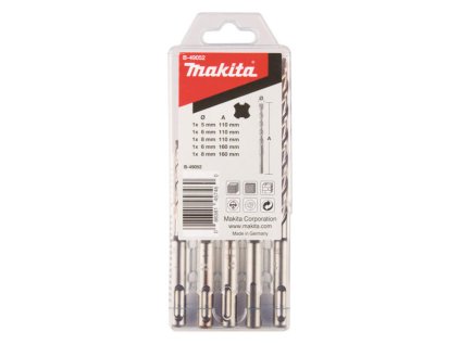 Makita 5 dielna sada vrtákov SDS Plus 5; 6; 8mm, 110/160mm, B-49052 | ajtech.sk