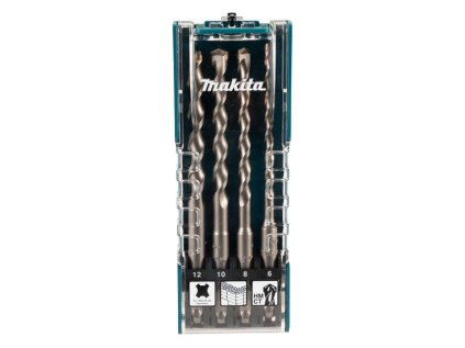 Makita 4 dielna sada vrtákov SDS Plus 6; 8; 10;12mm, 160mm, D-74756 | ajtech.sk