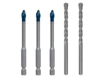 Bosch 5-dielna zmiešaná súprava vrtákov EXPERT HEX-9 HardCeramic 6 mm | ajtech.sk