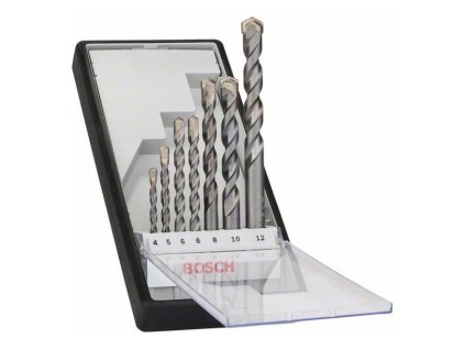 Bosch 7-dielna súprava vrtákov CYL-3 do betónu Robust Line 4až12mm | ajtech.sk