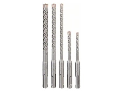 Bosch 5-dielna súprava vrtákov do kladív SDS plus- x D5/6/6/8/10mm | ajtech.sk
