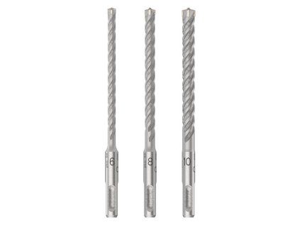Bosch 3-dielna súprava vrtákov do kladív SDS-plus-5X  6 8 10mm | ajtech.sk