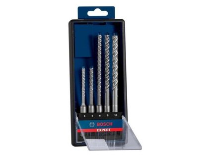 Bosch 5 dielna súprava vrtákov do kladív EXPERT SDS plus-7X D 5/6/6/8/10 mm | ajtech.sk