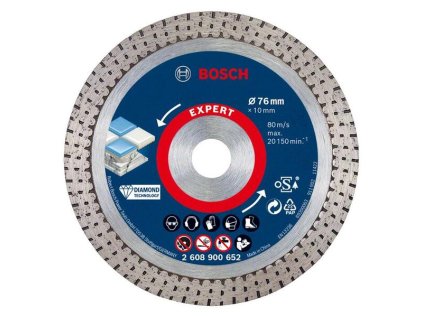 BOSCH Diamantový rezací kotúč EXPERT HardCeramic 76 x 10 x 1,5 x 10 mm | ajtech.sk