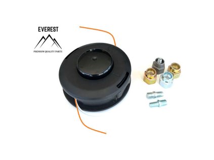 Žacia hlava poloautomatická pre krovinorezy 130mm 10x1.2 s adaptérmi | ajtech.sk